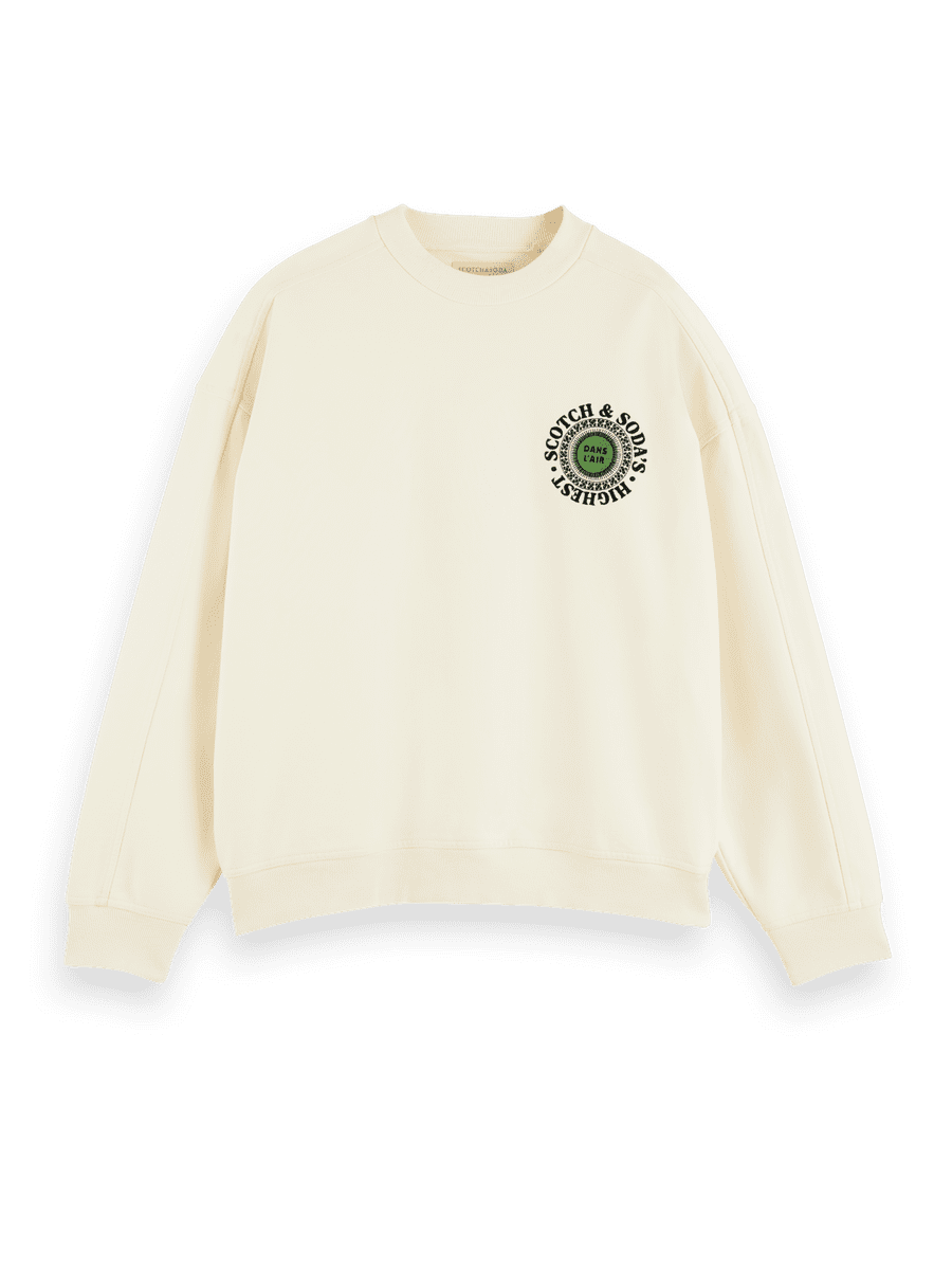 Loose-fit organic cotton hoodie | Scotch & Soda