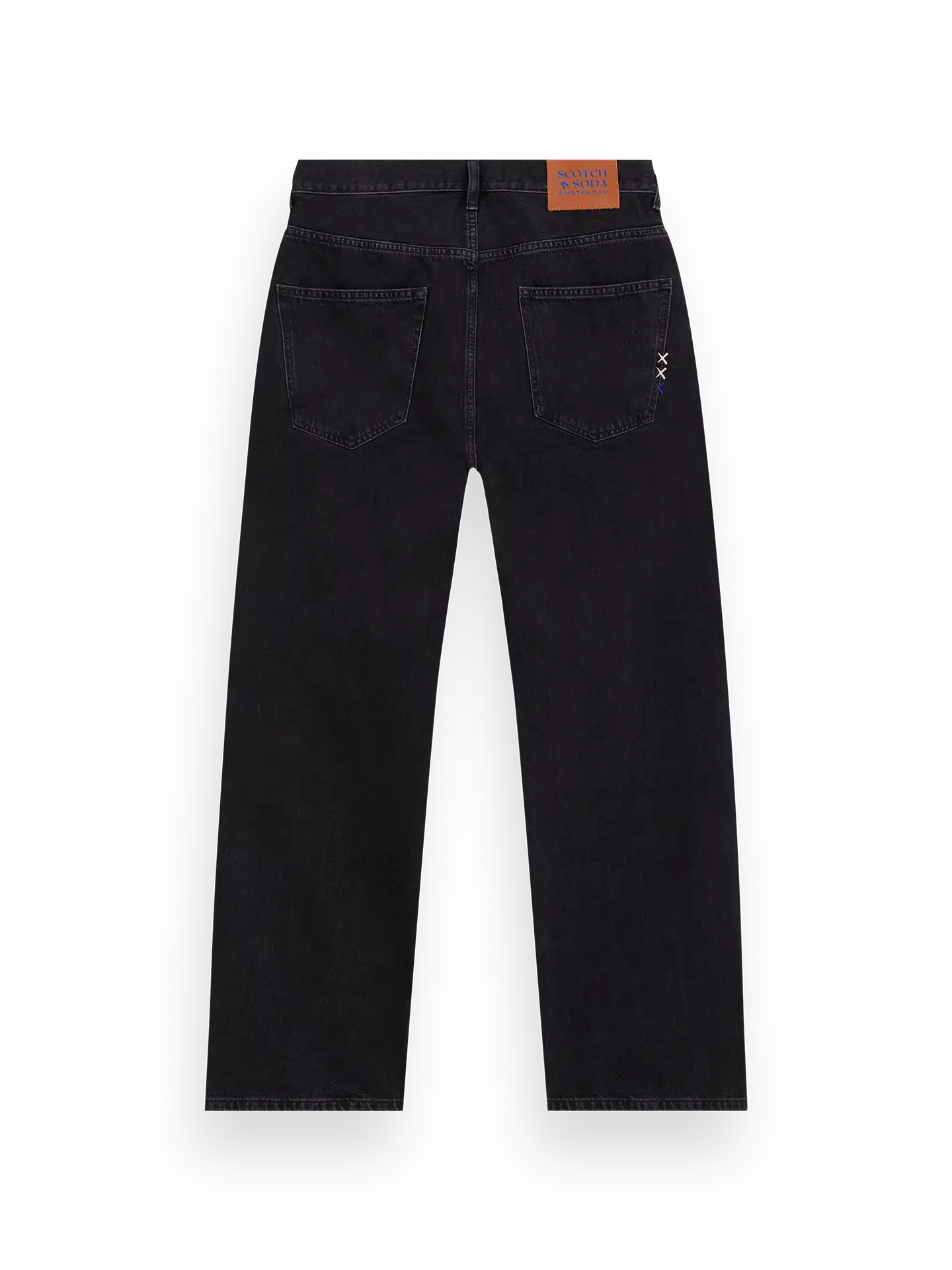 Core The Pitch Loose Fit Jeans - Black Buzz | Scotch & Soda