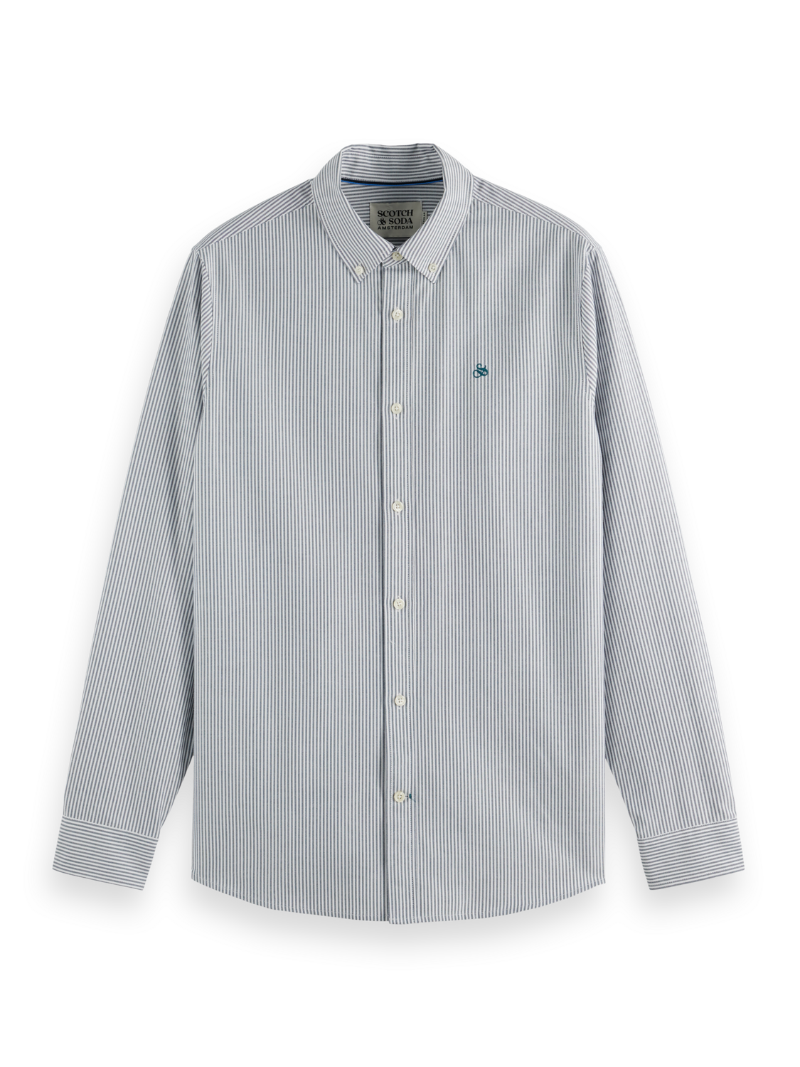 Seasonal Core - Striped Regular-Fit Oxford Shirt | Scotch & Soda