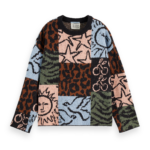 Leopard Patchwork Jacquard