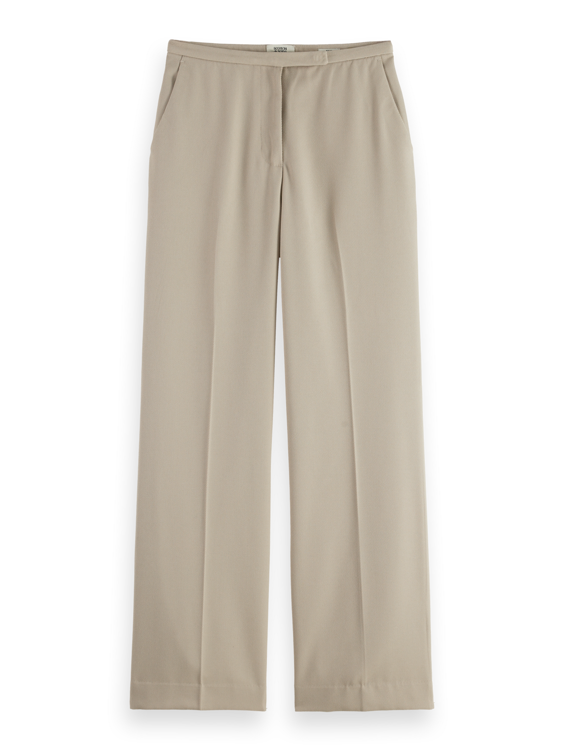 Edie – High Rise Wide Leg Gabardine Pant