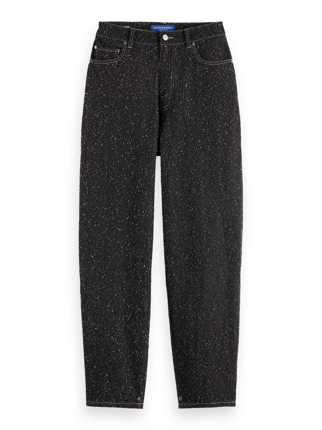 The Tide Balloon Jeans — Black Snow